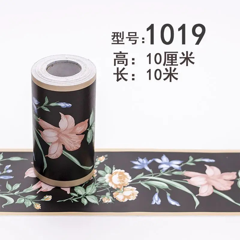 Waterproof PVC Wall Panels Self-Adhesive Skirting Board - Bathroom Safe Tile Border Sticker for Shower Corner Guard