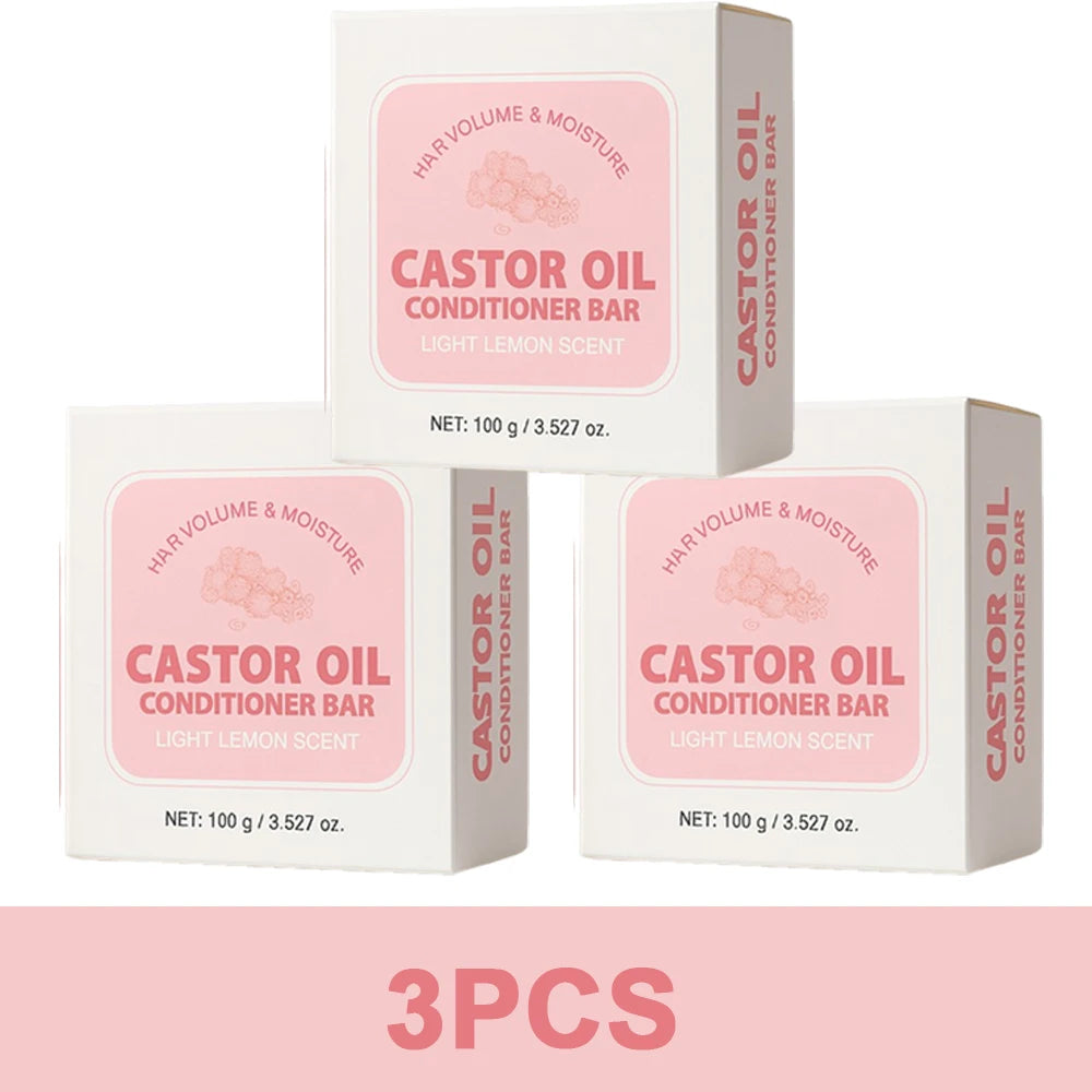 Thanh Dưỡng Tóc Dầu Thầu Dầu 100g Mềm Mượt Ẩm Mịn