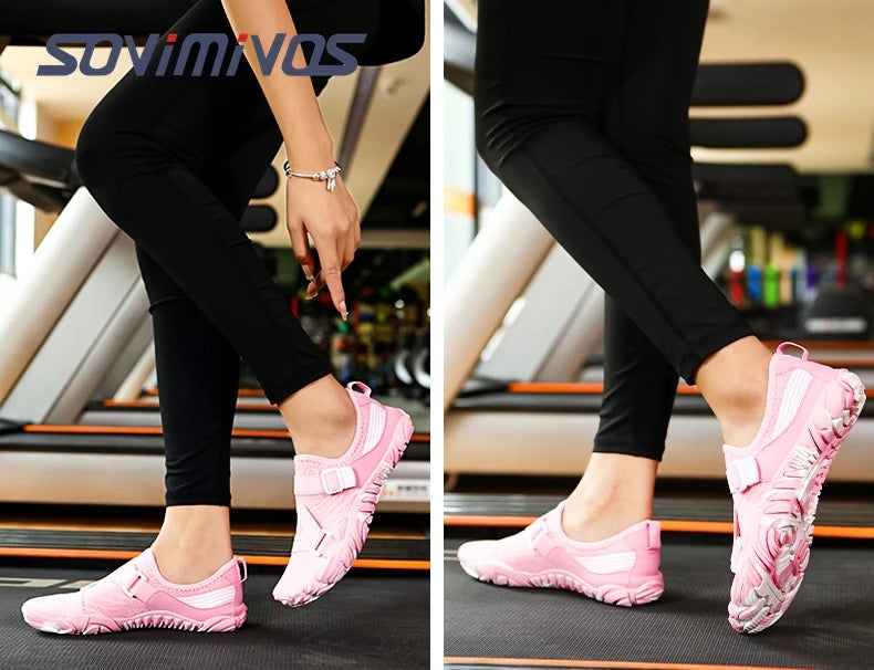 Giày Chạy Bộ Tối Giản Nam Nữ Đế Mỏng Rộng Ngón