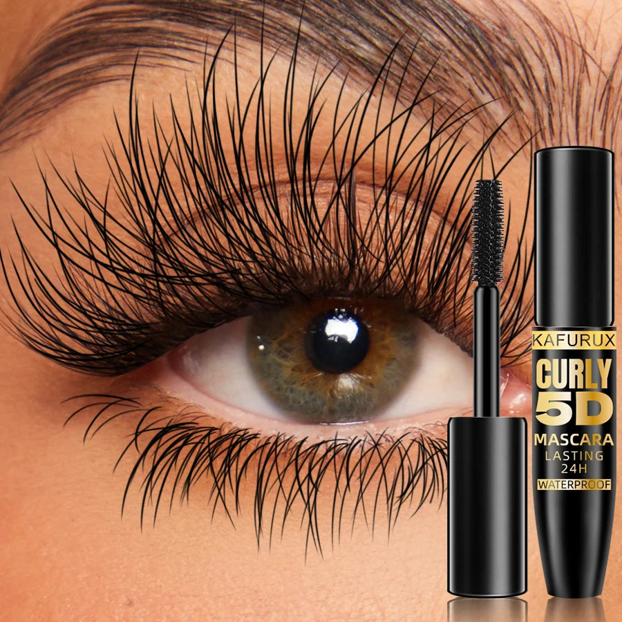 Mascara 5D Chống Thấm Dài Mi, Tơ Tằm Dày Cho Nữ