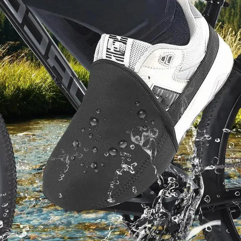 Windproof and Rainproof Bicycle Shoe Covers Keep Warm in Winter