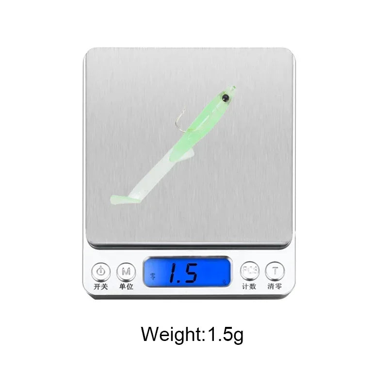 Mồi Giả Silicone Câu Cá Biển Afishlure 8 Món 65mm