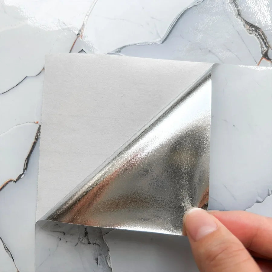 PVC Self-Adhesive Stone Pattern Wallpaper for Kitchen Decoration