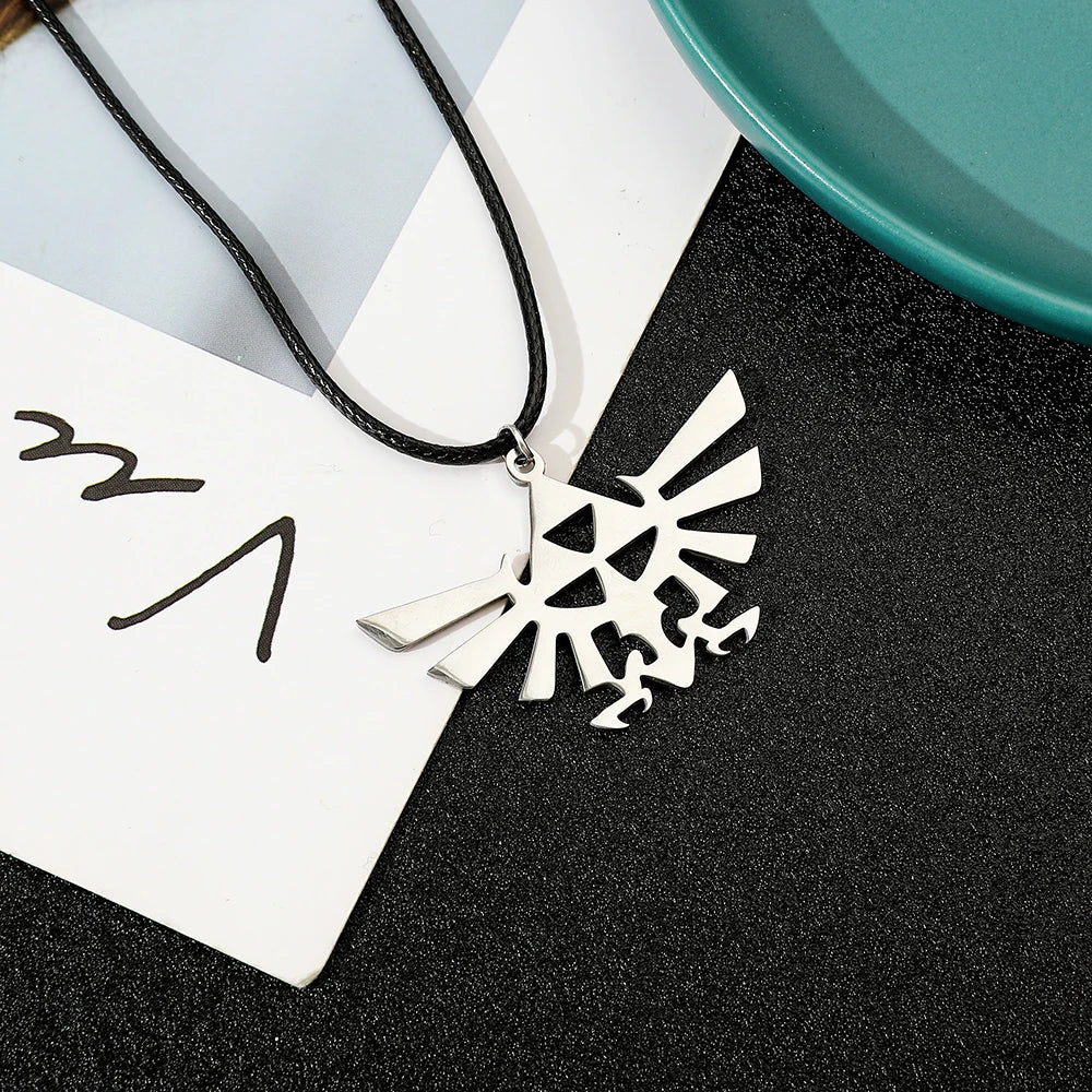 The Legend of Zelda Necklace classic fashion game pendant accessories rope chain stainless steel cool pendant Necklace