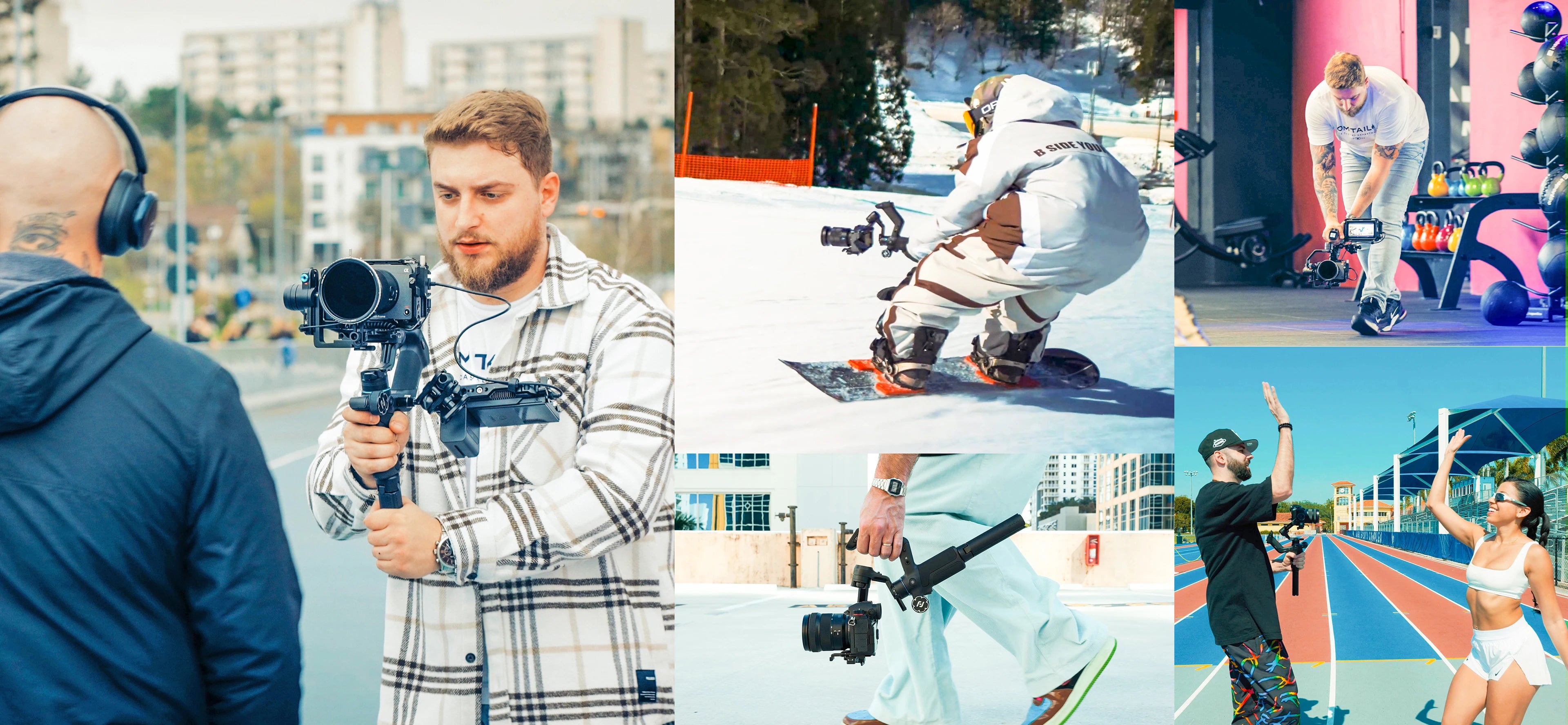 FeiyuTech SCORP Mini 3 Pro – 3-in-1 Gimbal with Detachable Handle &amp; AI 4.0 Tracking for Mirrorless, Action Cameras &amp; Phones