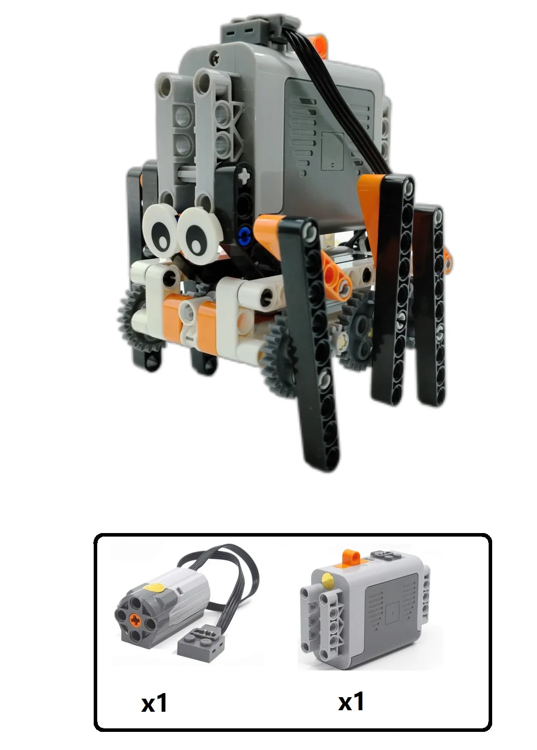 Technical Electric MOC Building Blocks 6-Leg Walking Robot RC Omnidirectional Robot Model DIY  bricks blocks Toy for kids - Daisan Mart
