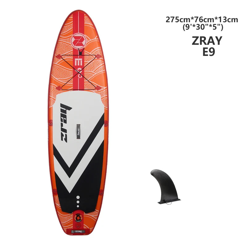 ZRAY EVASION E9 275*76*13cm inflatable surfboard stand up paddle surfing board water sport sup kid board all around light - Daisan Mart