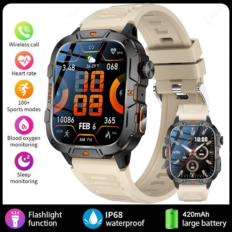 2025 Men's Watch - Waterproof LED Sports