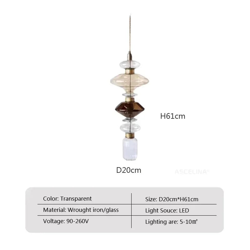 Đèn Thả LED Bắc Âu Trang Trí Quán Bar, Phòng Ngủ - Daisan Mart