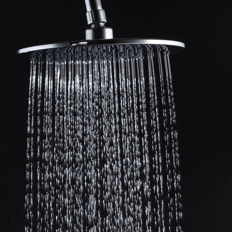9-inch electroplated surface round concealed thin large top spray, shower head, bathroom accessories