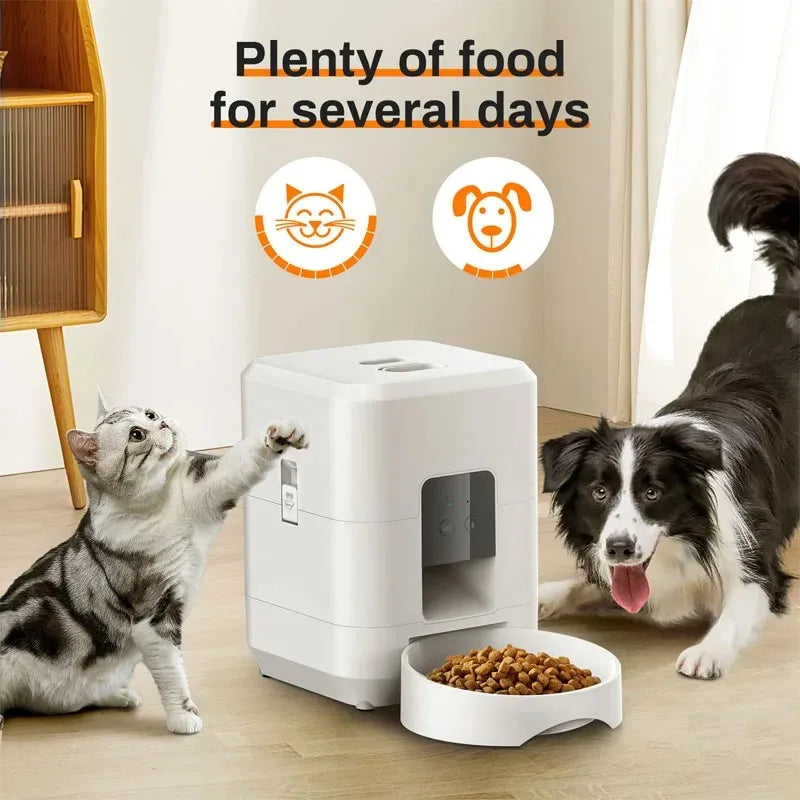 Automatic Pet Feeder WiFi Version Automatic Cat Food Distributor Intelligently Controlled Pet Feeder Dog Feeder Pet Supplies