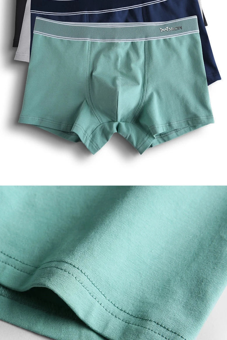 MiiOW Men's Underwear Antibacterial Breathable Cotton