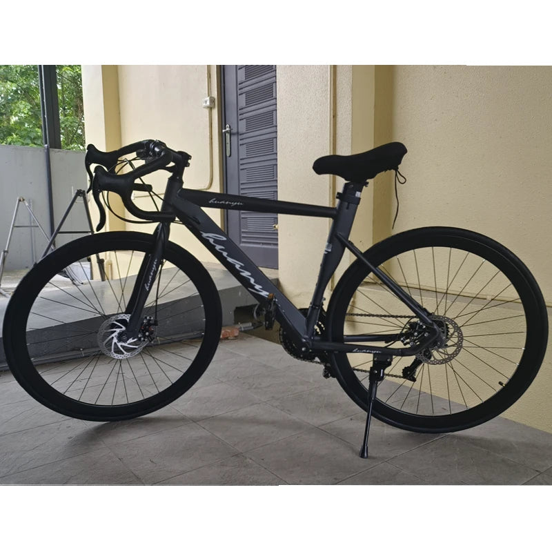 700C*40MM road bicycle hand-changing 24 speed Road Racing Bike disc brake gravel bicicleta Wind Shock Absorber Bikes male adult - Daisan Mart