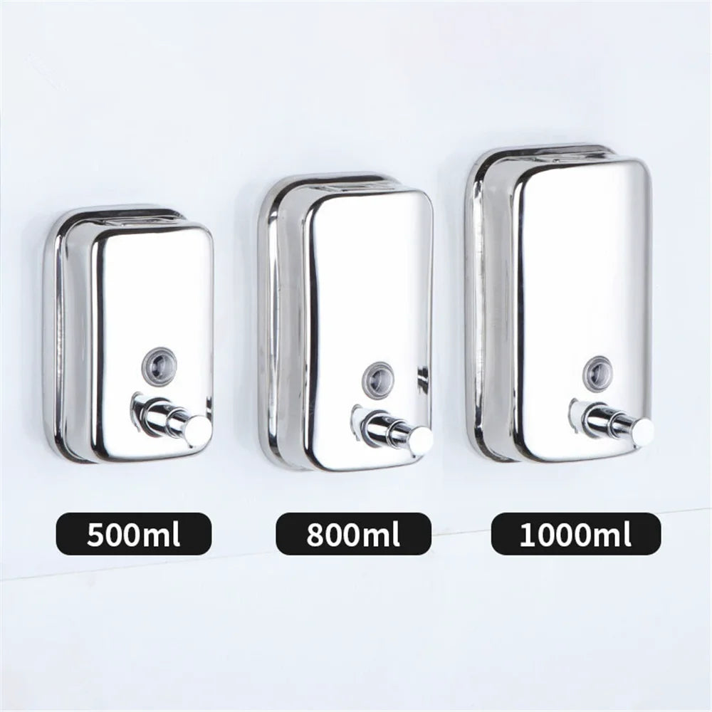 Bình Xà Phòng Treo Tường Inox 304 Mạ Vàng Hồng Cổ - Daisan Mart