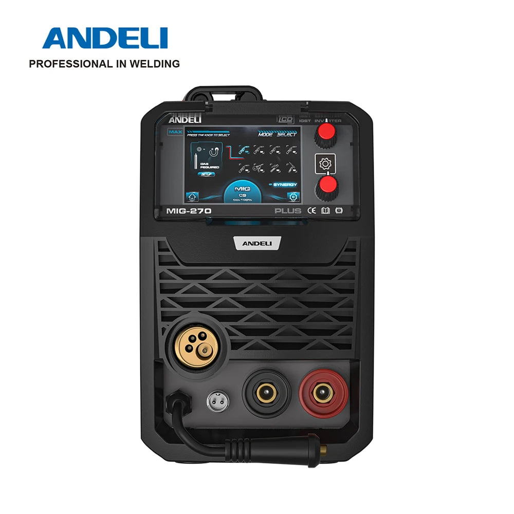 ANDELI 200A Semi-automatic Welding Machine MIG/LIFT TIG/MMA/Aluminum Welding/Spool Gun Inverter MIG Welder Gas Gasless Welding - Daisan Mart