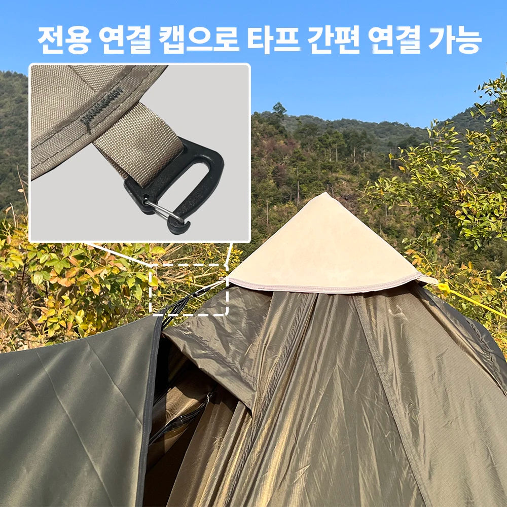 4 Season Waterproof Multi-Purpose Tipi Tent with Chimney