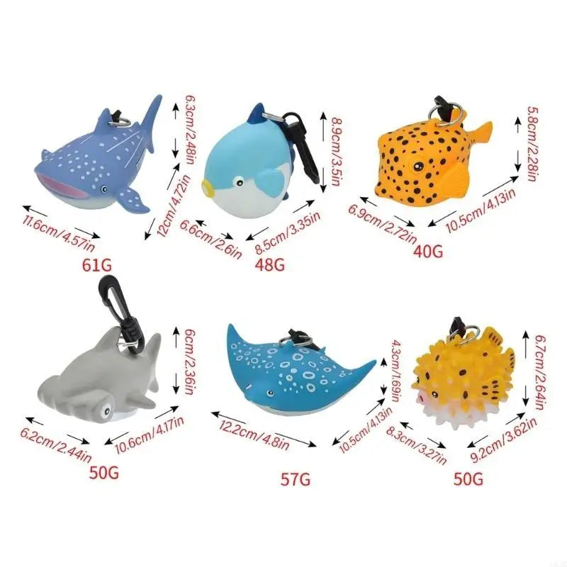 U1JC Cartoon Fish Dives Regulator Cover Replacement Scubas Dives Mouthpiece Dustproof Cover With Clip Diving Accessories