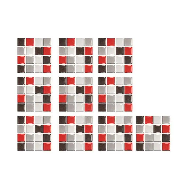 Crystal Tile Sticker 3D Wall Sticker Self-adhesive Supplies DIY Waterproof Items Classic Home Decor Small Practical Paster
