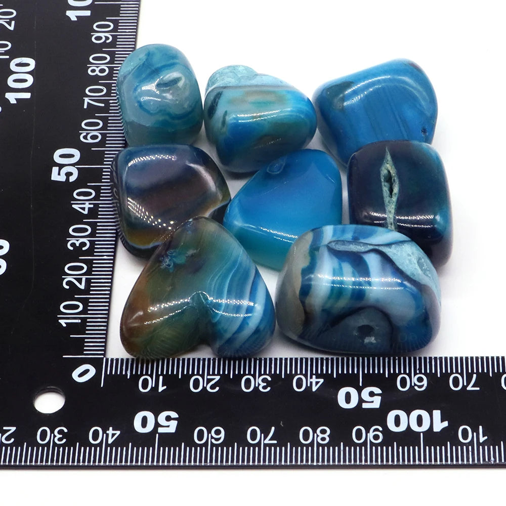 Striped Turquoise - Feng Shui Decorative Stone for Aquariums