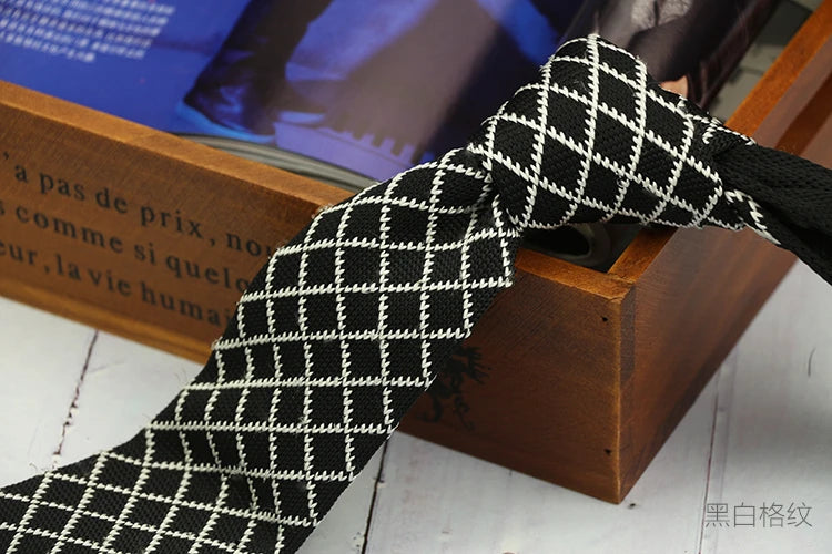 5.5公分條紋羊毛領帶，男士款，青春洋溢的韓式風格