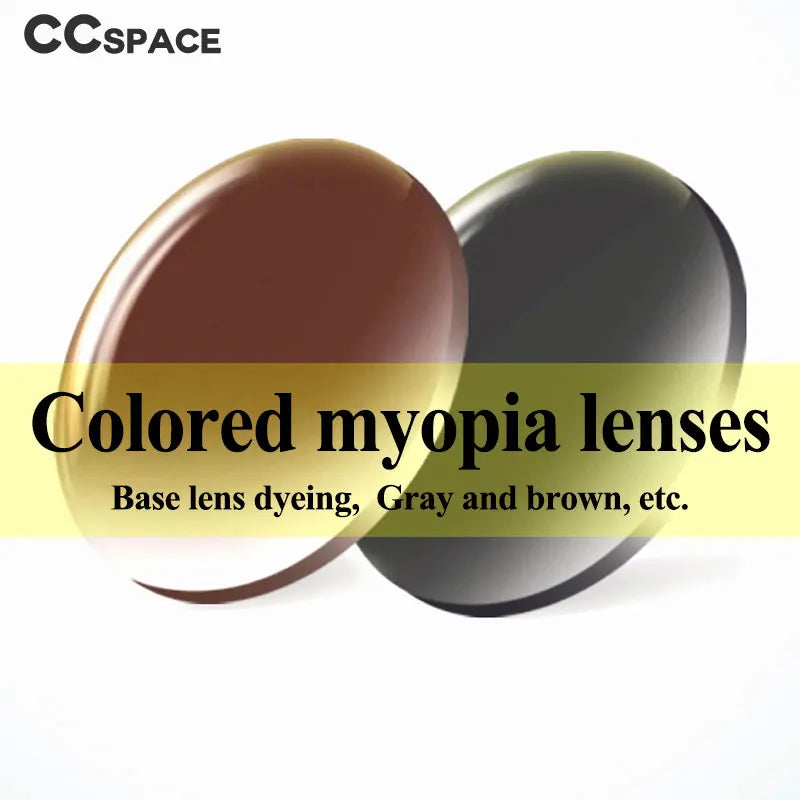 A Pair Of Optical Tinted Lens Dyed Myopia Presbyopia Aspheric Prescription Scratch-resistant 1.56 1.61 1.67 Index - Daisan Mart