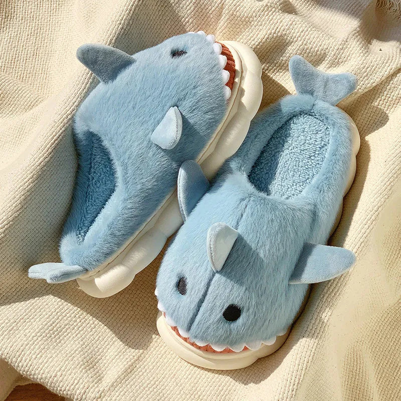 Super Cute Cotton Shark Slippers for Women &amp; Kids