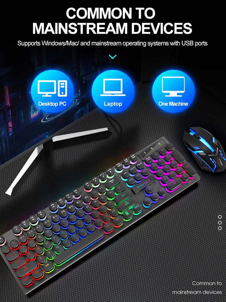 LED Gaming Mechanical Keyboard - Shining Darkness