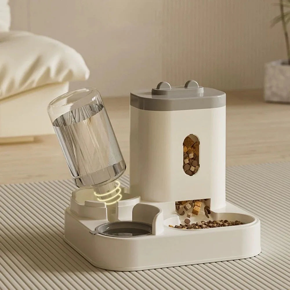 Automatic Pet Feeder & Water Dispenser for Cats Dogs - Smart Food Feeding Station, Automatic Waterer, Pet Supplies - Daisan Mart