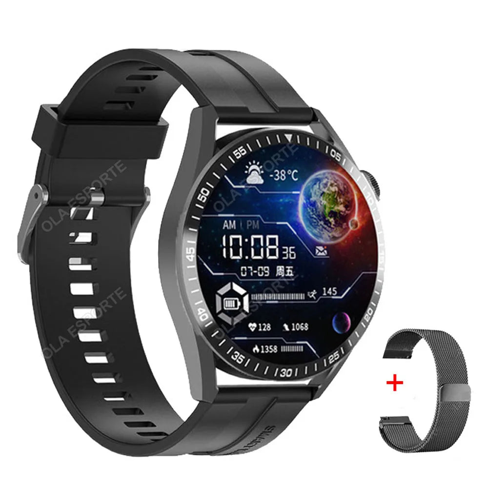 Đồng hồ thông minh 5 Pro 2025, màn HD, GPS, NFC, IP68