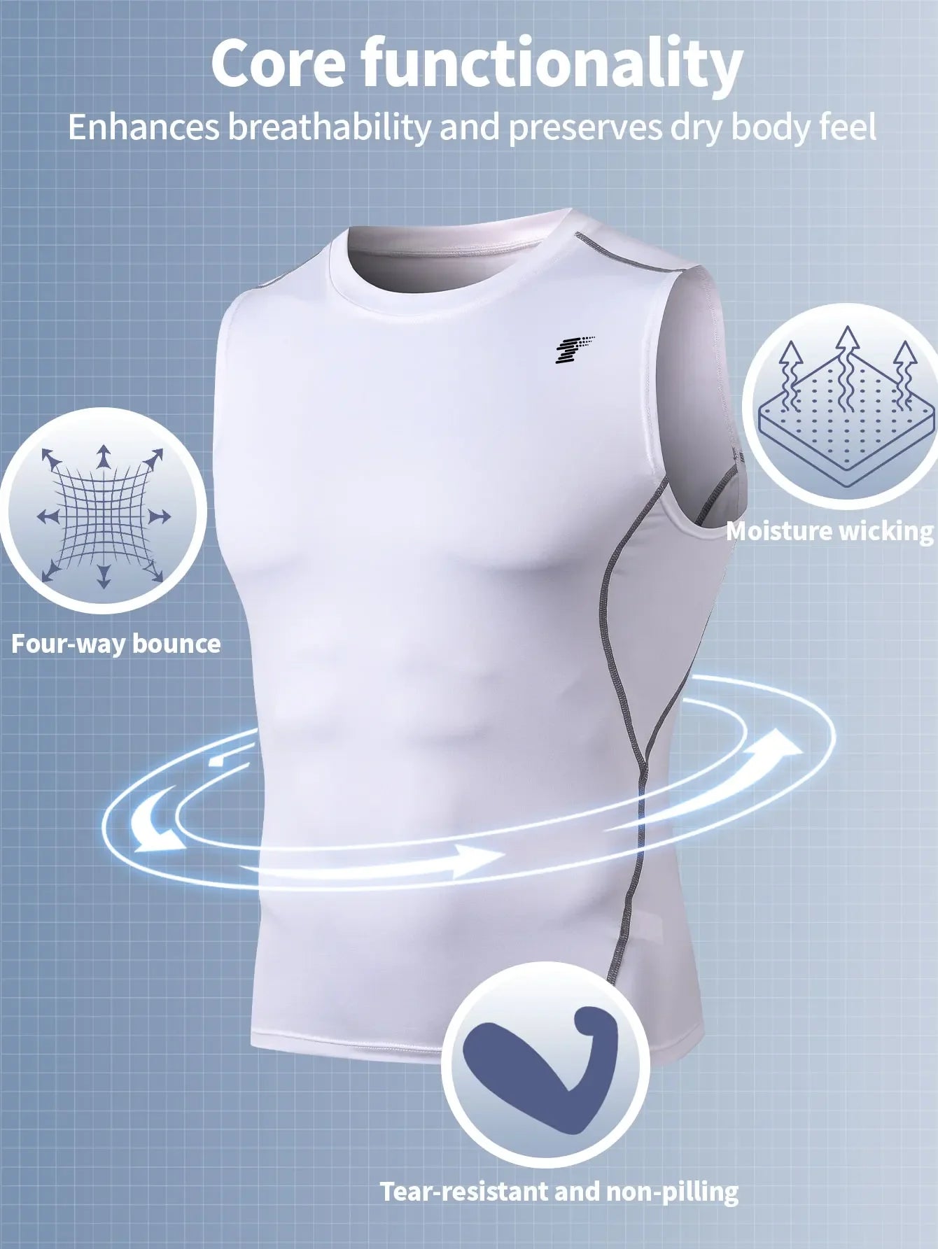 Áo Thể Thao Nam Phong Cách Street Fit Đàn Hồi êm ái - Daisan Mart