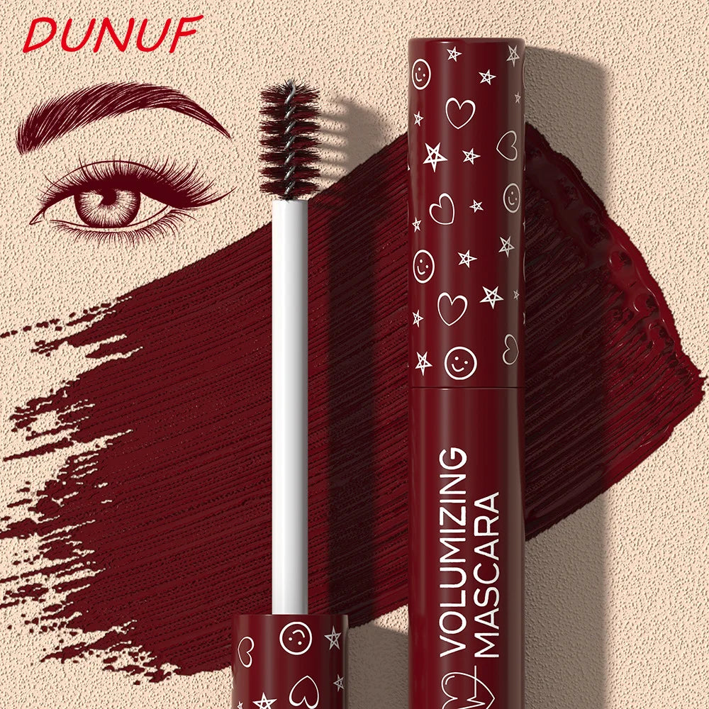 Thick, Curling, Smudge-Proof, Long-Lashes Red Mascara For All Skin Types
