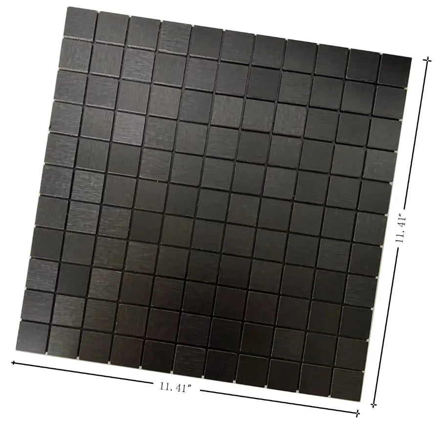 3d Metal Mosaic Wall Panel Kitchen Backsplash Tiles Peel and Stick SoundProof Wallpaper Background Wall Stickers for Bathroom