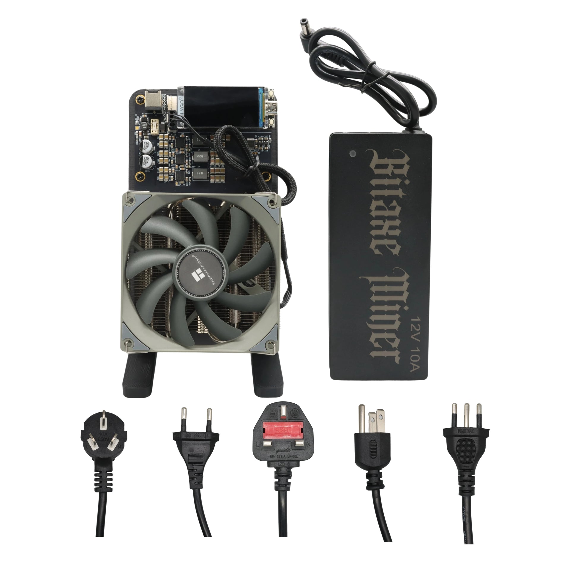 Bitaxe NerdQaxe++ 4.8TH/s Bitcoins Miner 4 Pieces BM1370 Asic Chip Solo BTC 68W 2.4G WiFi Open-Source Mining Machine - Daisan Mart