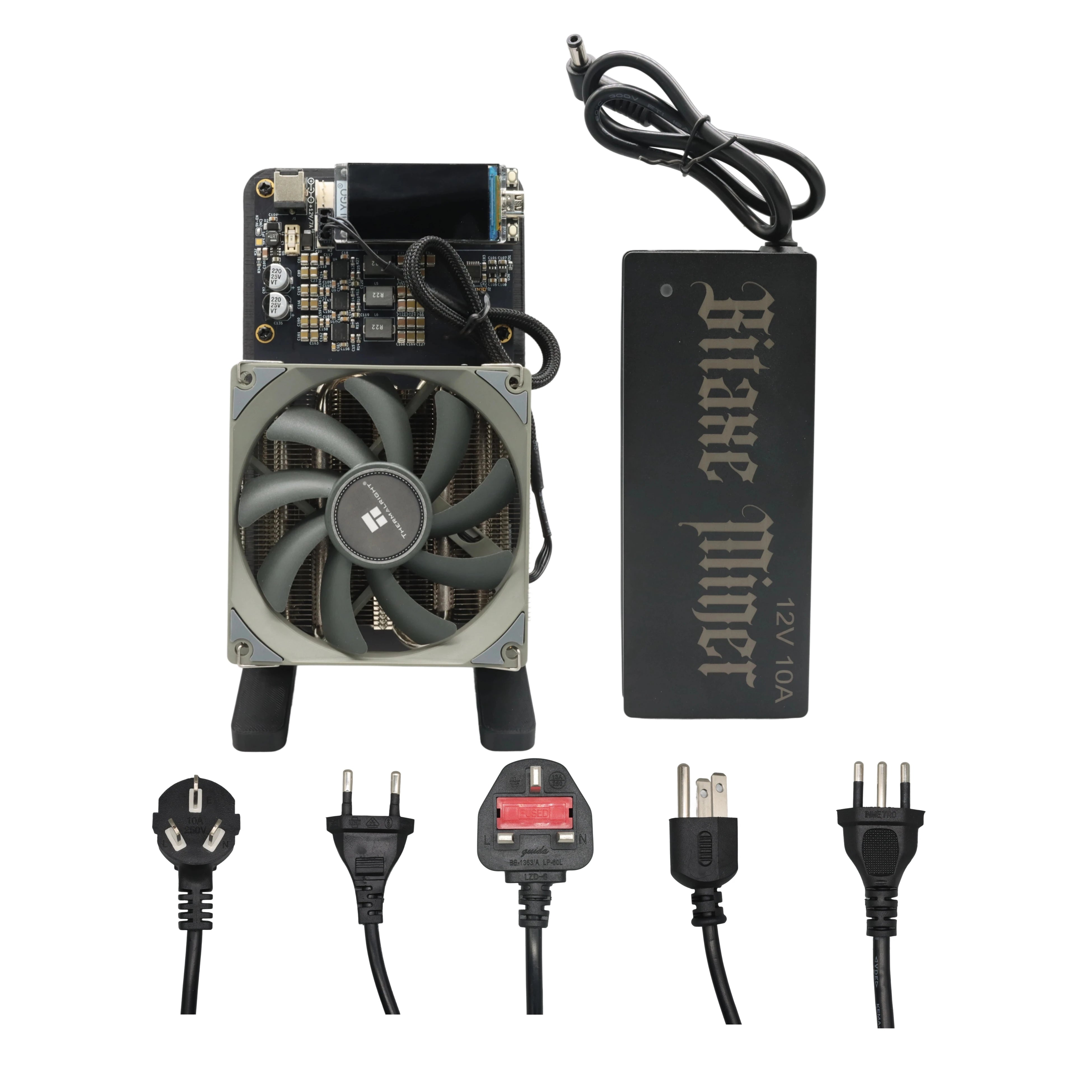 Bitaxe NerdQaxe++ 4.8TH/s Bitcoins Miner 4 Pieces BM1370 Asic Chip Solo BTC 68W 2.4G WiFi Open-Source Mining Machine - Daisan Mart