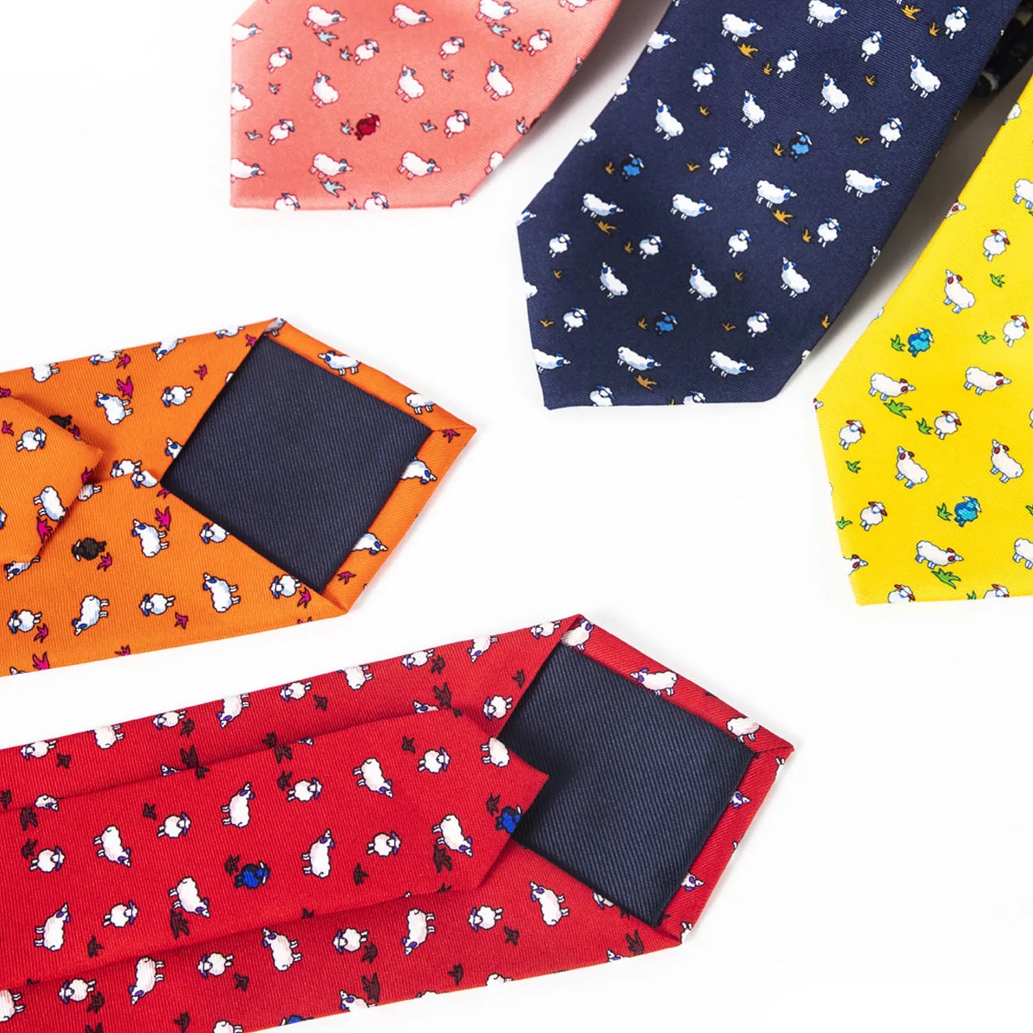 Cà vạt lụa Tailor Smith họa tiết thú - Quà tặng phái mạnh