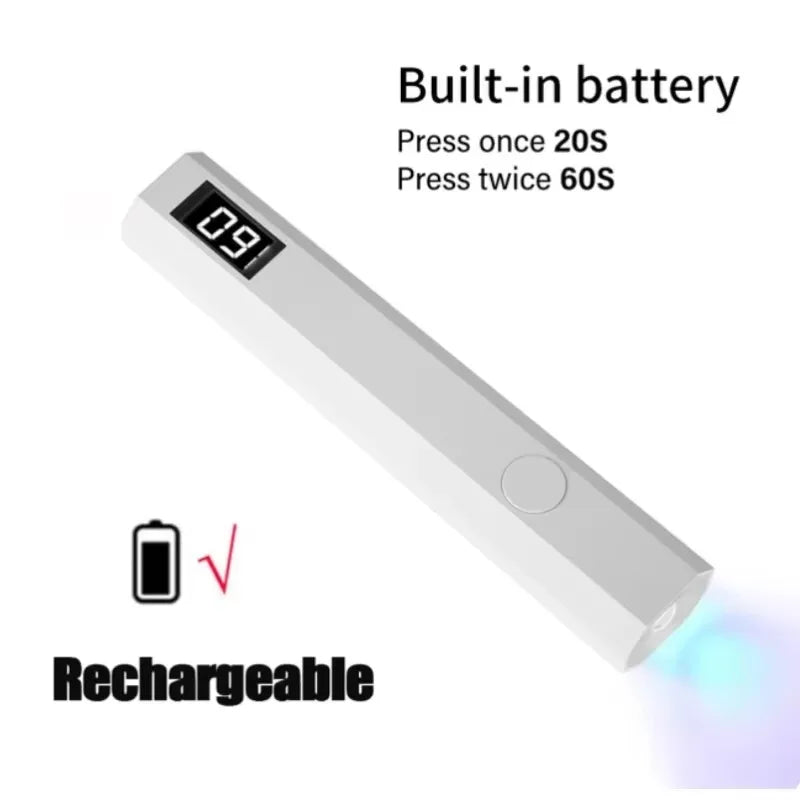 Đèn Sấy Gel Mini UV LED Cầm Tay - Sạc Nhanh USB