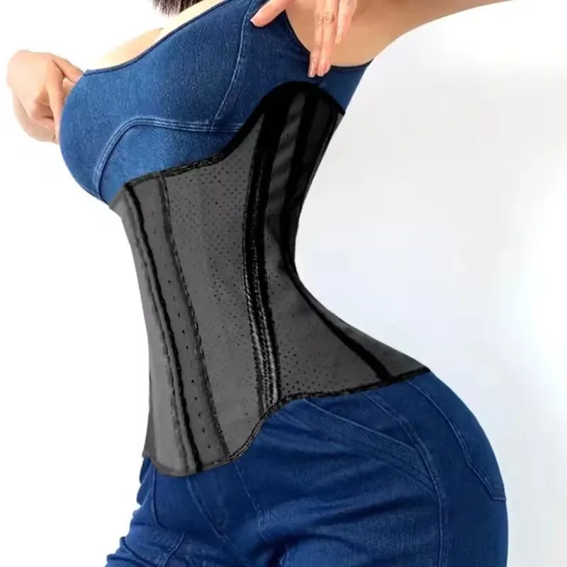 Áo Nịt Bụng Cao Cấp 5XS-4XS 25 Xương Thép Fajas Latex - Daisan Mart