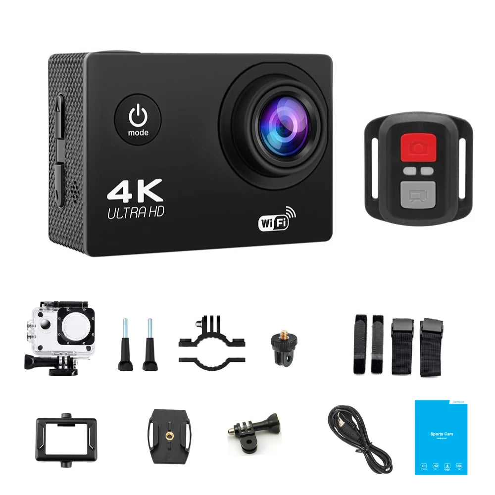 Magecam 4K WiFi 170D Waterproof Sports Camcorder