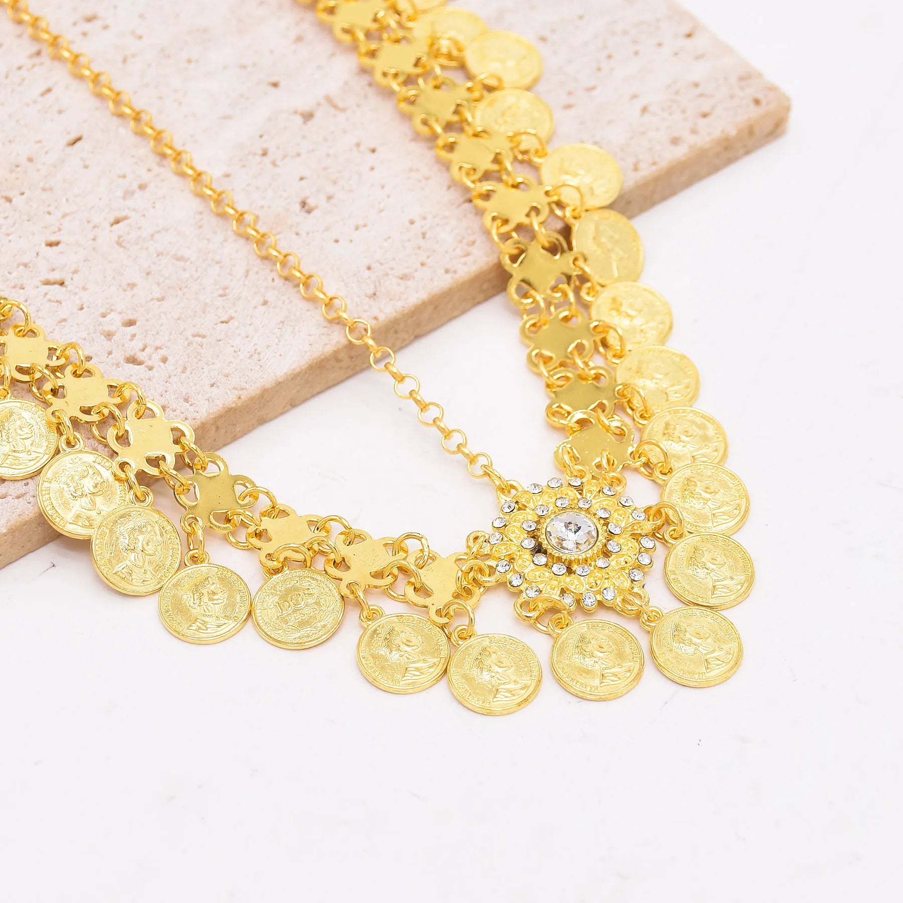 Bohemian Vintage Rhinestone Headband Women's Hair Accessories