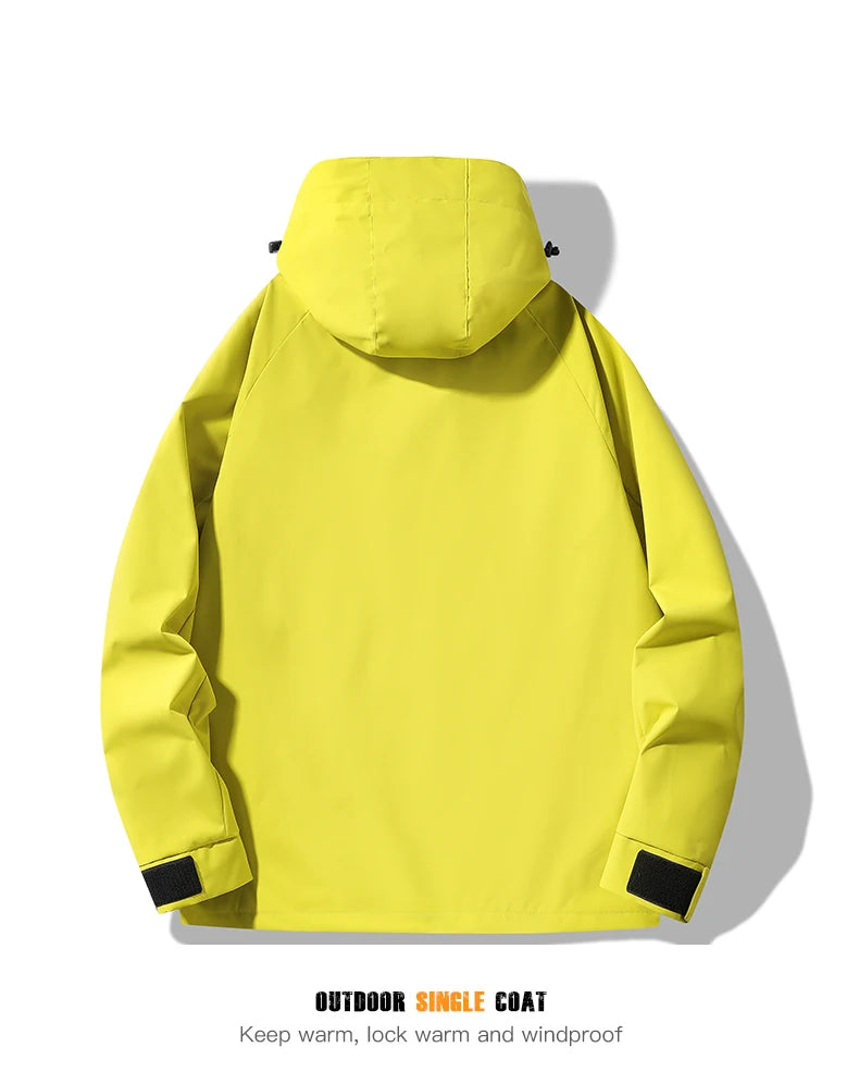 JNLN Men's and Women's Windproof Waterproof Outdoor Jacket