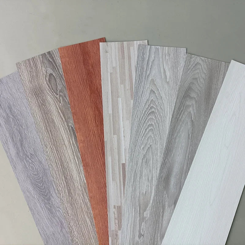 Wood Grain Floor Stickers Modern XPE Foam Wall Sticker Waterproof Self-adhesive for Living room Toilet Kitchen Home Floor Decor