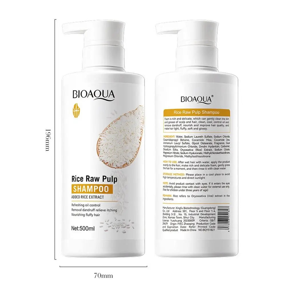 Dầu Gội Dưỡng Tóc Gạo - Dưỡng Ẩm & Phục Hồi Tóc Yếu