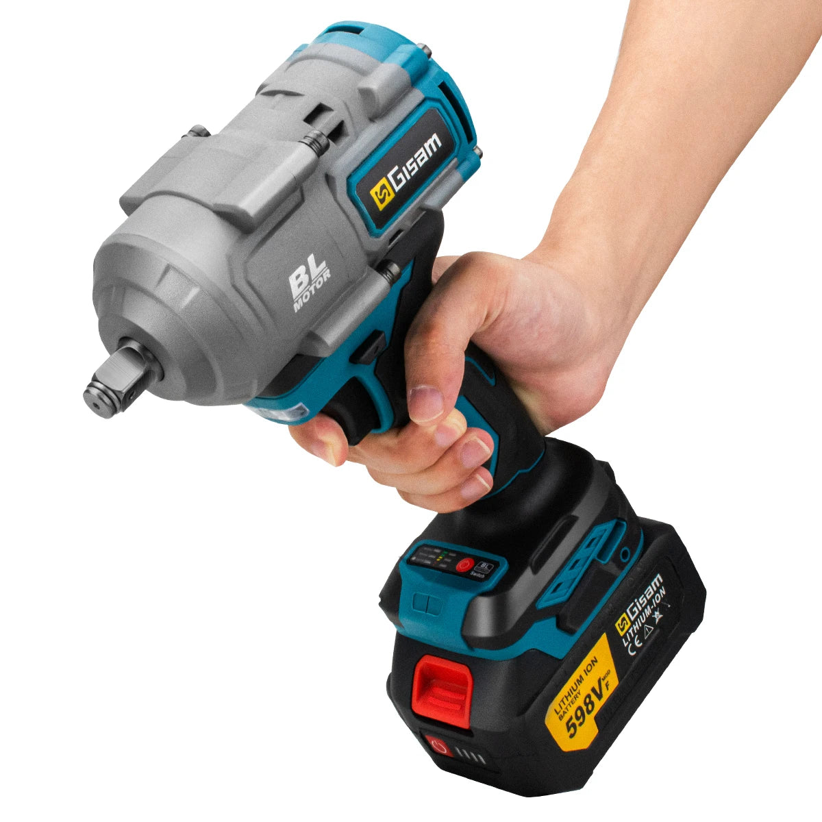 Máy Siết Bu Lông Không Chổi Than 2000N.M Gisam 18V - Daisan Mart