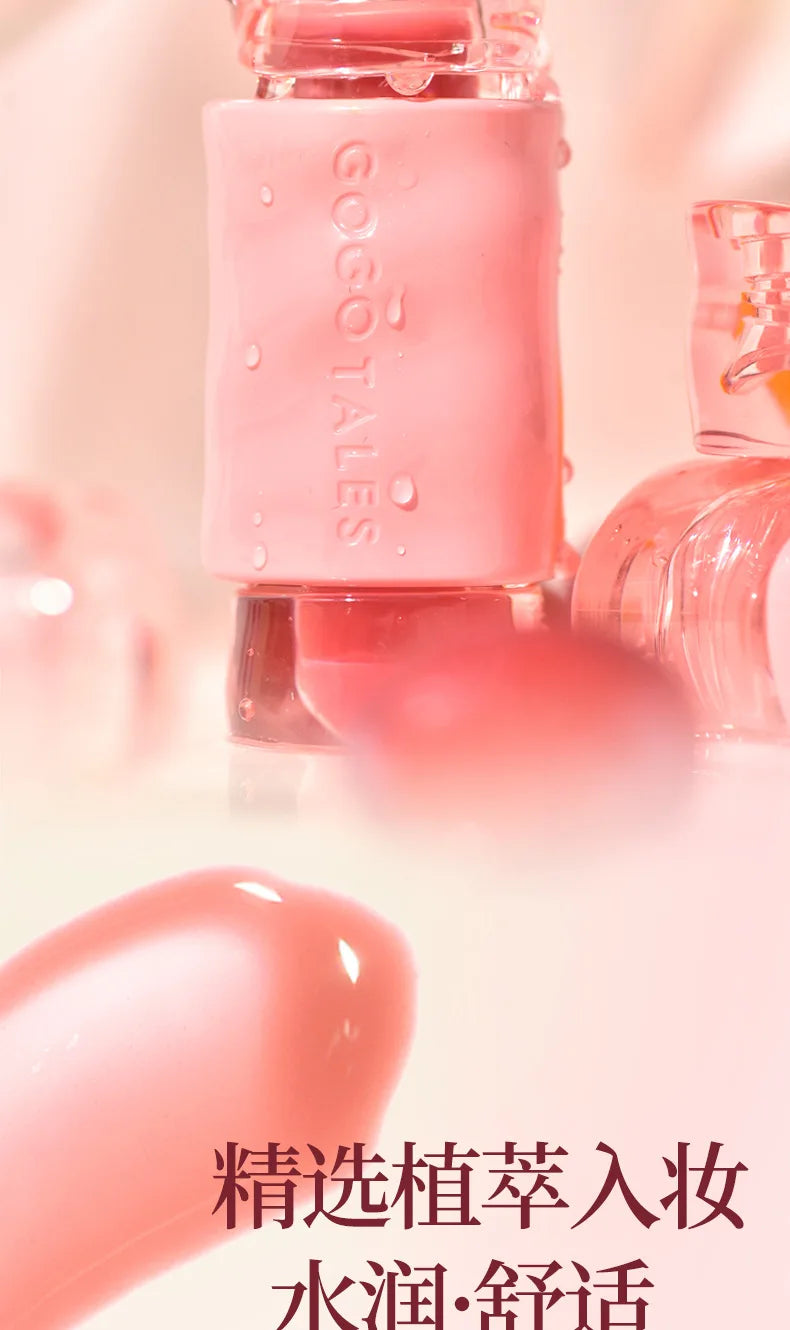 GOGOTALES Big Ice Bucket Lip Serum Lip Gloss Lip Glaze Moisturizing Hydrating Dead Skin Peeling Lip Mirror Lipsticks Cosmetics