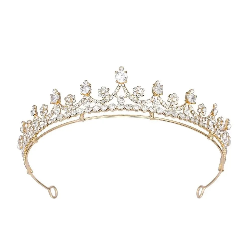 Vương miện cô dâu pha lê sang trọng lấp lánh