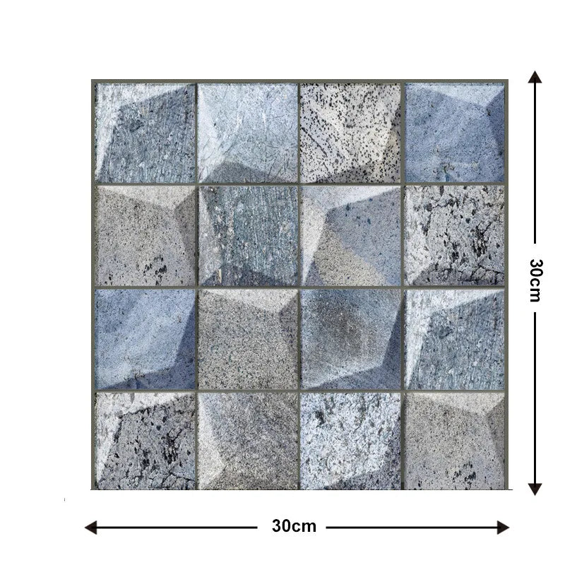Gạch Dán Tường 3D Chống Nước Trang Trí Nhà Bếp & WC