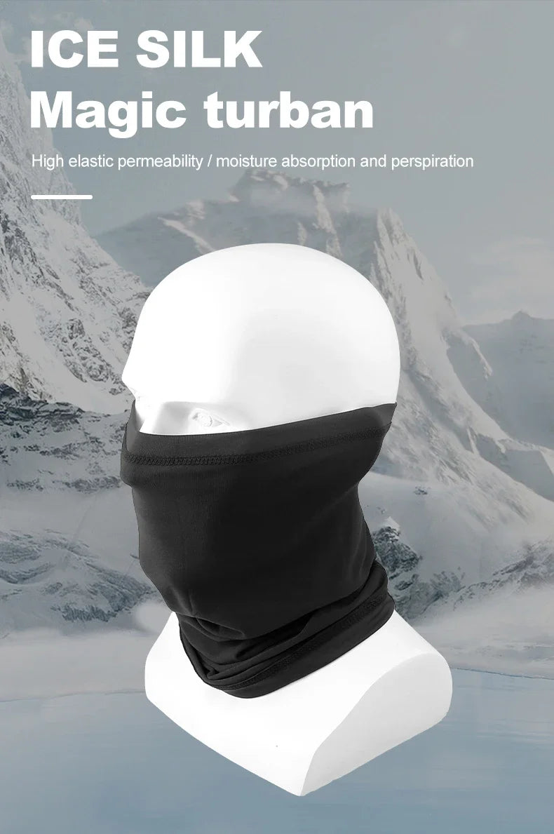 Multi-purpose sports mask, sun protection, sweat absorption