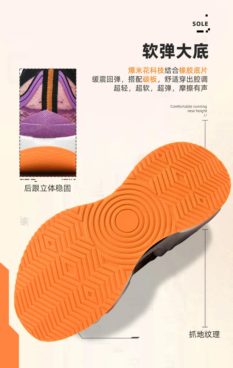 Giày Thể Thao Carbon Đệm Khí Nhẹ Chống Trượt Marathon