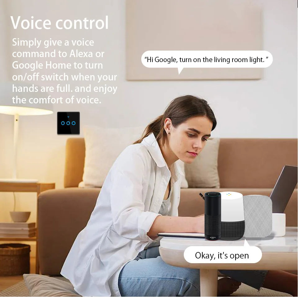 Tuya EWeLink EU Smart Switch - Voice Control