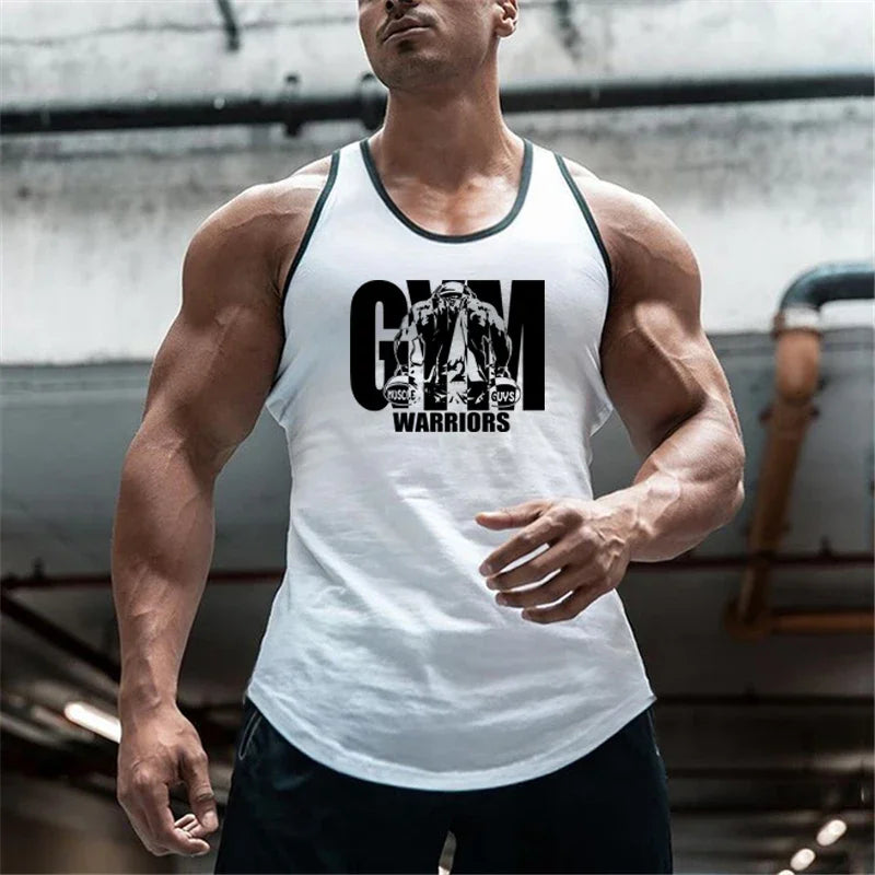 Áo Tank Tập Gym Nam Thoáng Mát Cotton Không Tay - Daisan Mart